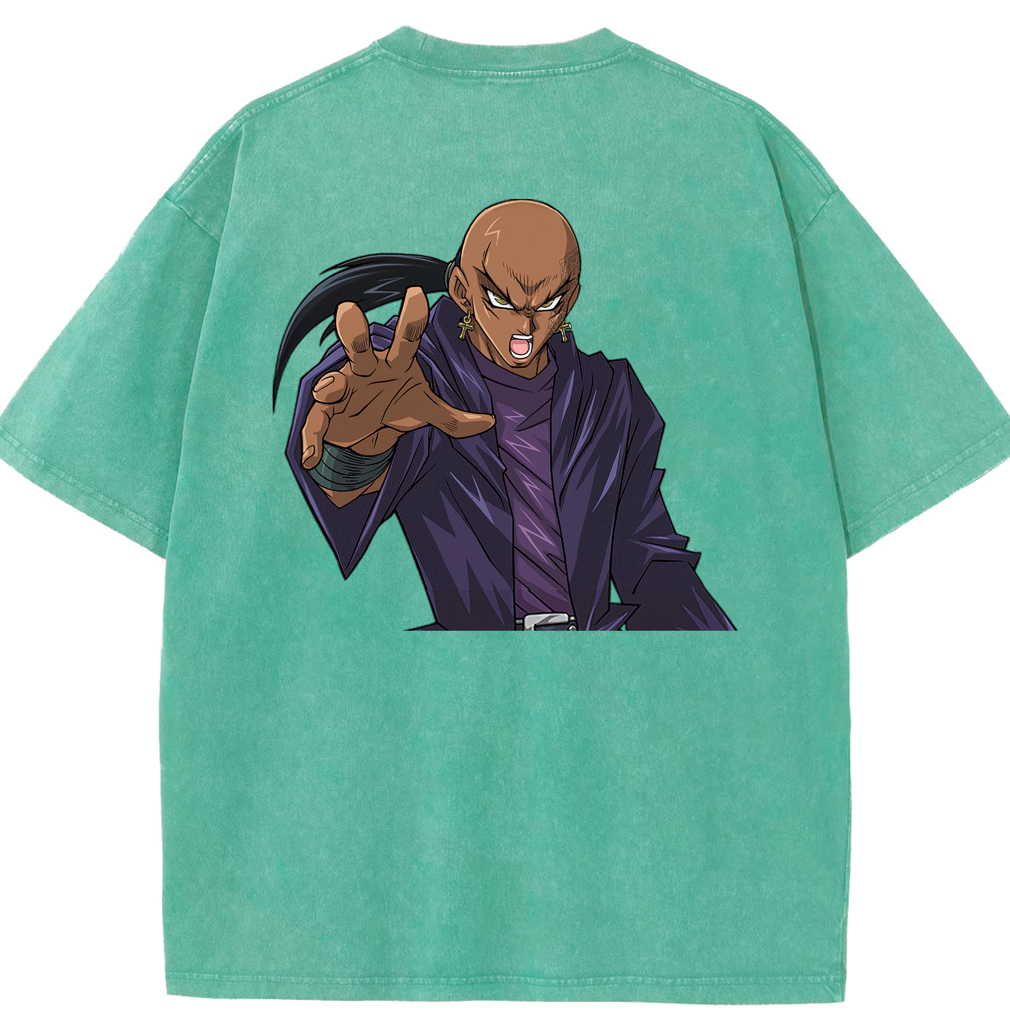 （画像用） 遊☆戯☆王 Yu-Gi-Oh! 綿100% ヴィンテージ風 半袖Tシャツ（背面プリント）